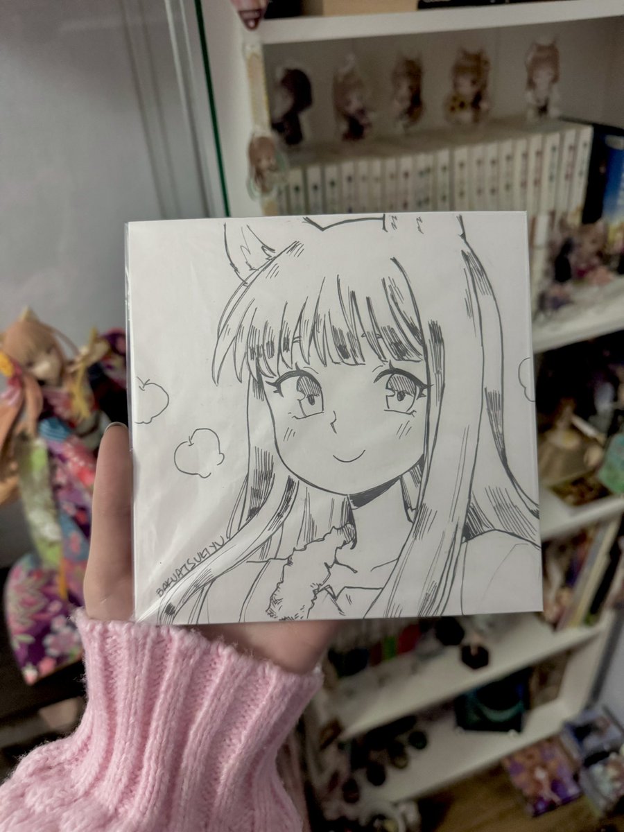 cfzelda's tweet image. My Holo commission from @bakuatsukiyu !
🐺🌾🍎

#狼と香辛料 #SpiceAndWolf