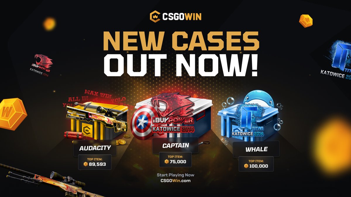 CSGOWincom's tweet image. New high roller cases just dropped 🔥

Captain ⚓
Audacity 💥
Whale 🐳
+12 more 💎

❤️ + tag a friend 👇 for a chance to win $150 💸