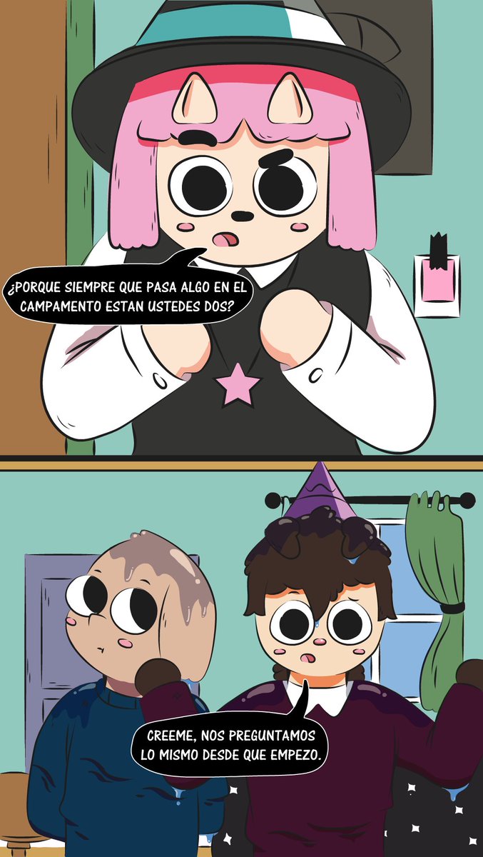 Patoduckdraw's tweet photo. Mini comic #2 #SummerCampIsland #Campamentodeverano https://t.co/Ybk6tekFCq