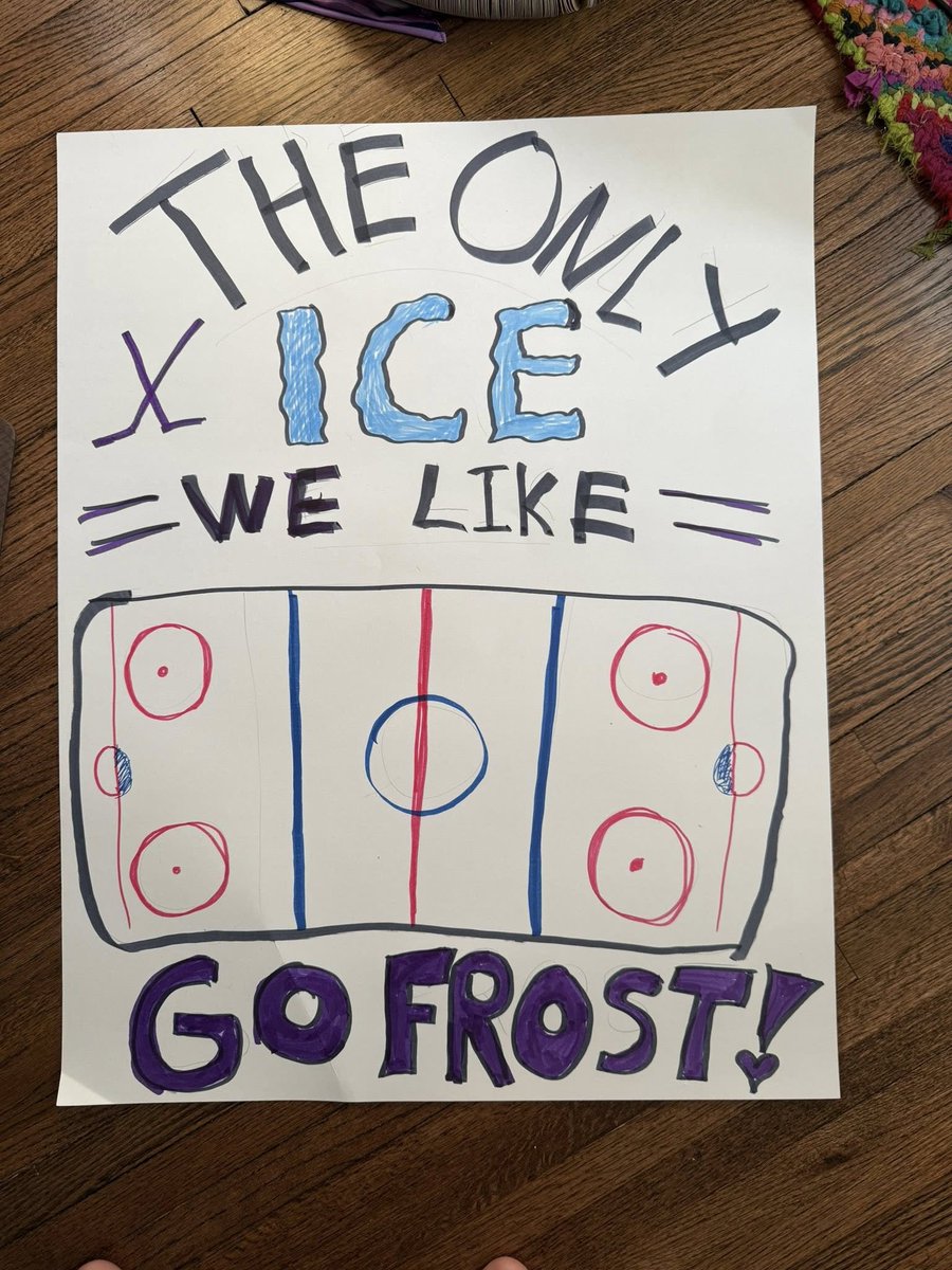 IanKennedyCK's tweet image. Staff in Minnesota are currently confiscating fan signs ahead of today's PWHL game.