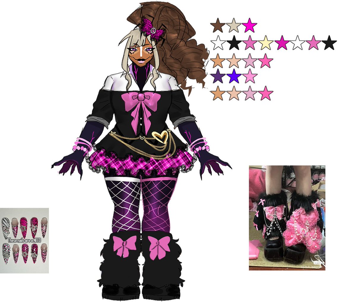 New year, new outfit! ¡Estas son las ideas que tuve para el nuevo outfit de Delia! :D
#SupremosAntagonistas