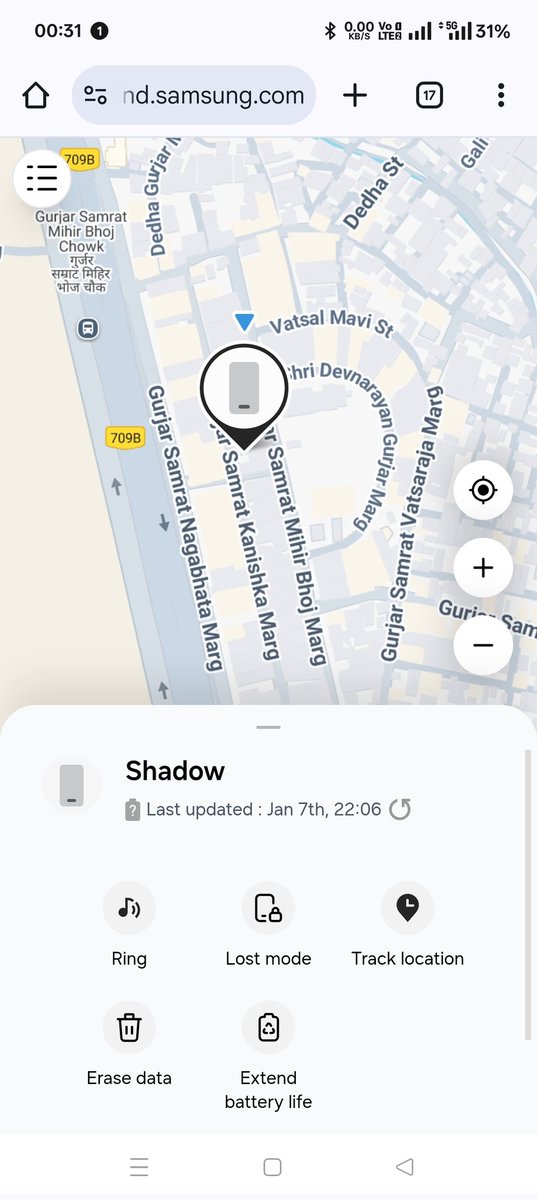 sumitgupta0591's tweet photo. On 04 Jan 2026, my Samsung Galaxy S25 Ultra was stolen at Jama Masjid Metro Station, Gate No. 02 (Delhi).
FIR filed at Jama Masjid Police Station & case registered on CEIR portal.
As per Samsung Find My Device, the phone’s last active location today shows New Usmanpur / New Seelampur, Delhi, pointing near:
Muskan Chemist Drugging & Cosmetics, A-3/78, Pehla Pushta Rd, Delhi – 110053.
The device is blocked via CEIR, linked with my Aadhaar & registered number.
I am ready to share IMEI, invoice, Samsung account & live location anytime.
I request Delhi Police to kindly take immediate action and help recover my stolen mobile. 🙏

दिनांक 04 जनवरी 2026 को मेरा Samsung Galaxy S25 Ultra
Jama Masjid Metro Station, Gate No. 02 (Delhi) से चोरी हो गया।
✔ FIR दर्ज
✔ CEIR पर मोबाइल block
📍 Samsung Find My Device के अनुसार आज की last active location:
New Usmanpur / New Seelampur, Delhi
Google Maps पर पता दिख रहा है:
Muskan Chemist, A-3/78, Pehla Pushta Rd, Delhi-110053
IMEI, invoice, Aadhaar & live location साझा करने के लिए तैयार हूँ।
🙏 @DelhiPolice से अनुरोध है कृपया सहायता करें।
#DelhiPolice #CEIR #StolenMobile
#StolenPhone #DelhiPolice #CEIR #Samsung #JamaMasjidMetro 
@DelhiPolice @CPDelhi @DCP_Central @LtGovDelhi @MHAIndia @CEIRIndia @CyberDost @SamsungIndia @SamsungSupport @OfficialDMRC
@DelhiPolice
@DCP_Central
@CPDelhi
@LtGovDelhi
@MHAIndia
@DoT_India
@CEIRIndia
@CyberDost
@SamsungIndia
@SamsungSupport
@OfficialDMRC