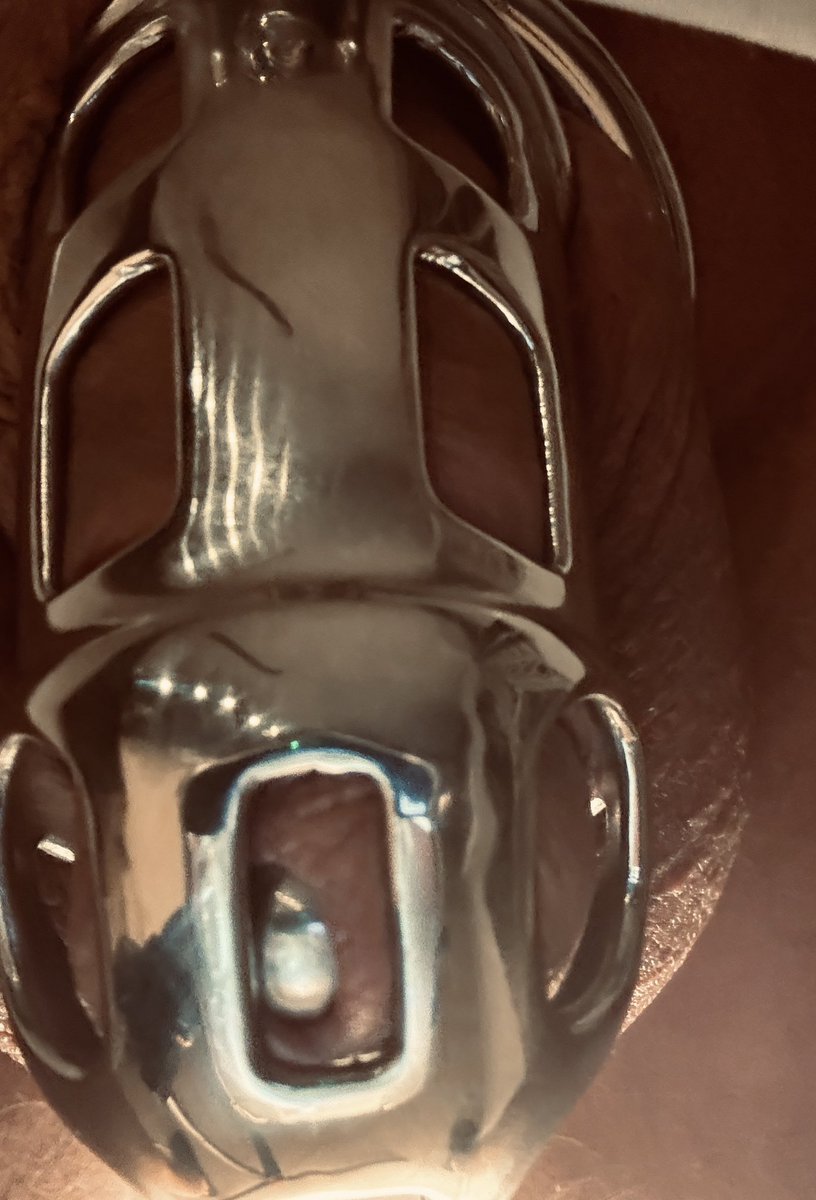 Me, #PrinceAlbert, in a chastity cage? YES!
Thx to <a href="/TheSissyMarket/">The Sissy Market™</a>