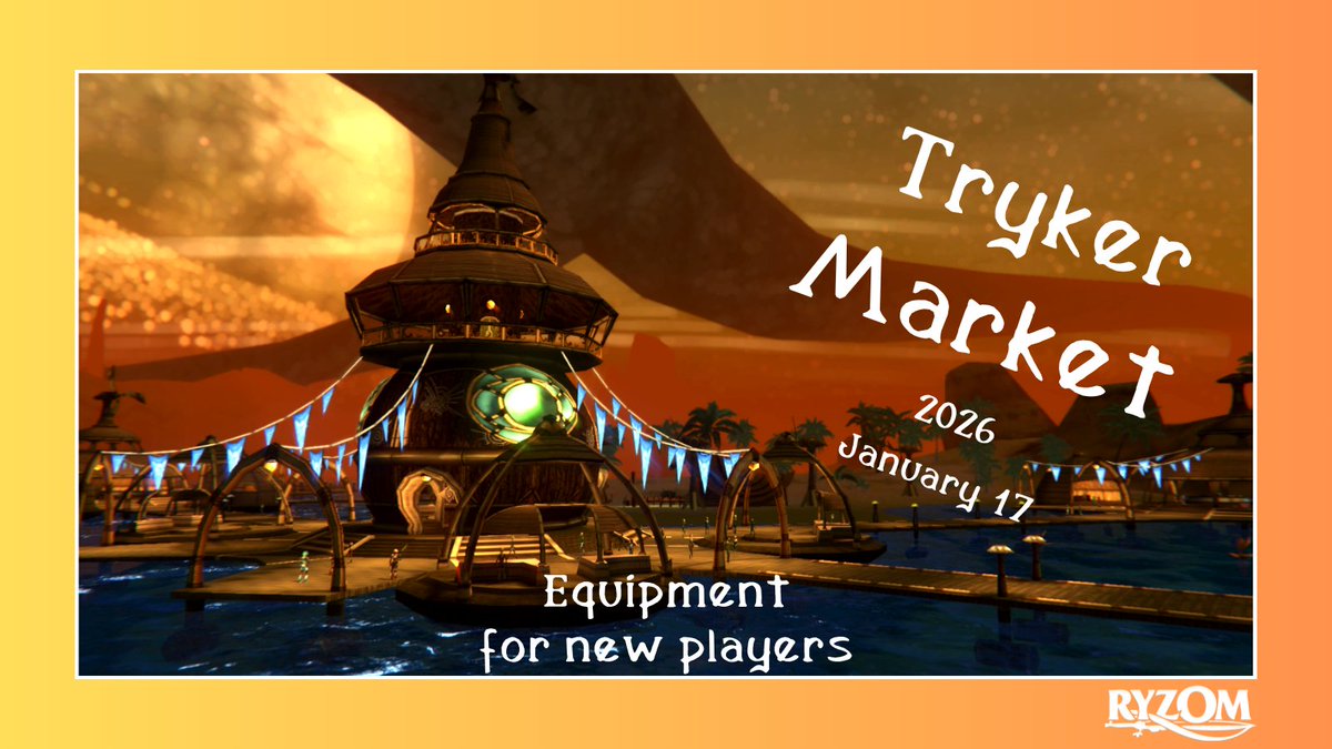 [Live Roleplay Event] FAIRHAVEN MARKET
2026-01-17, 19:00 UTC (21:00 CEST)

The «Marché des Petits» collective organizes its market on Fairhaven beach, for young players up to level 110.

#ryzom #MMORPG  #indiegame #OpenSource