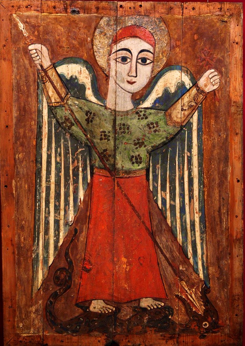 Plantagenet1455's tweet image. Icon of the Archangel Michael, c. 17th century.