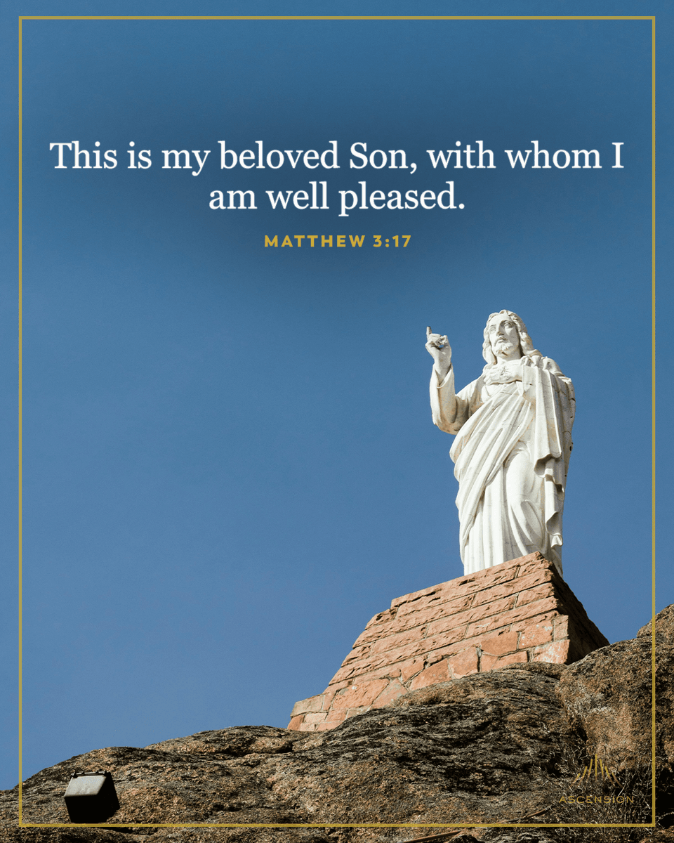 AscensionPress's tweet image. Happy Feast of the Baptism of the Lord!