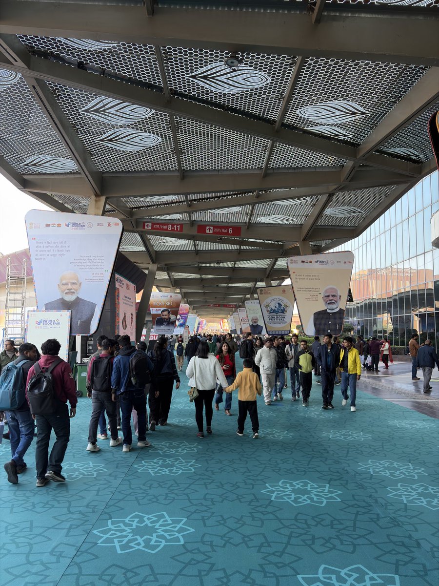 akpali's tweet photo. Keeping the annual Book Fair tradition alive since 2014 watching the venue evolve from Pragati Maidan to Bharat Mandapam. Every year brings a fresh, vibrant experience. 📚 

#bookfair2026 
@nbt_india https://t.co/SN3RhANyen