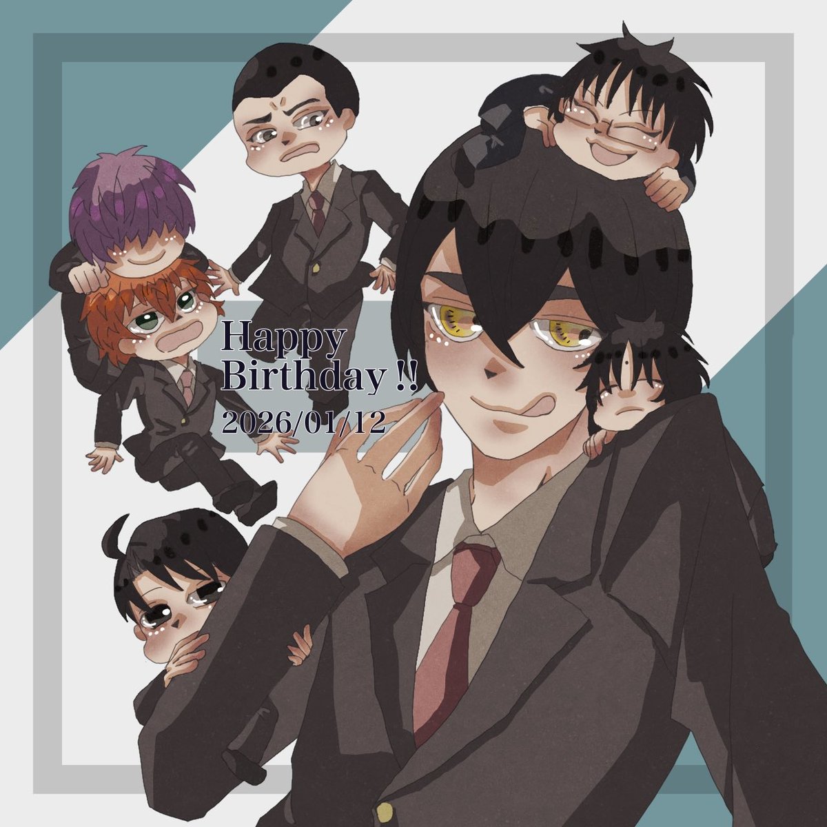 #花宮真誕生祭2026
#花宮真生誕祭2026 
花宮お誕生日おめでとうー！🥳🎂
ずっと推しだぞ！！！✨✨