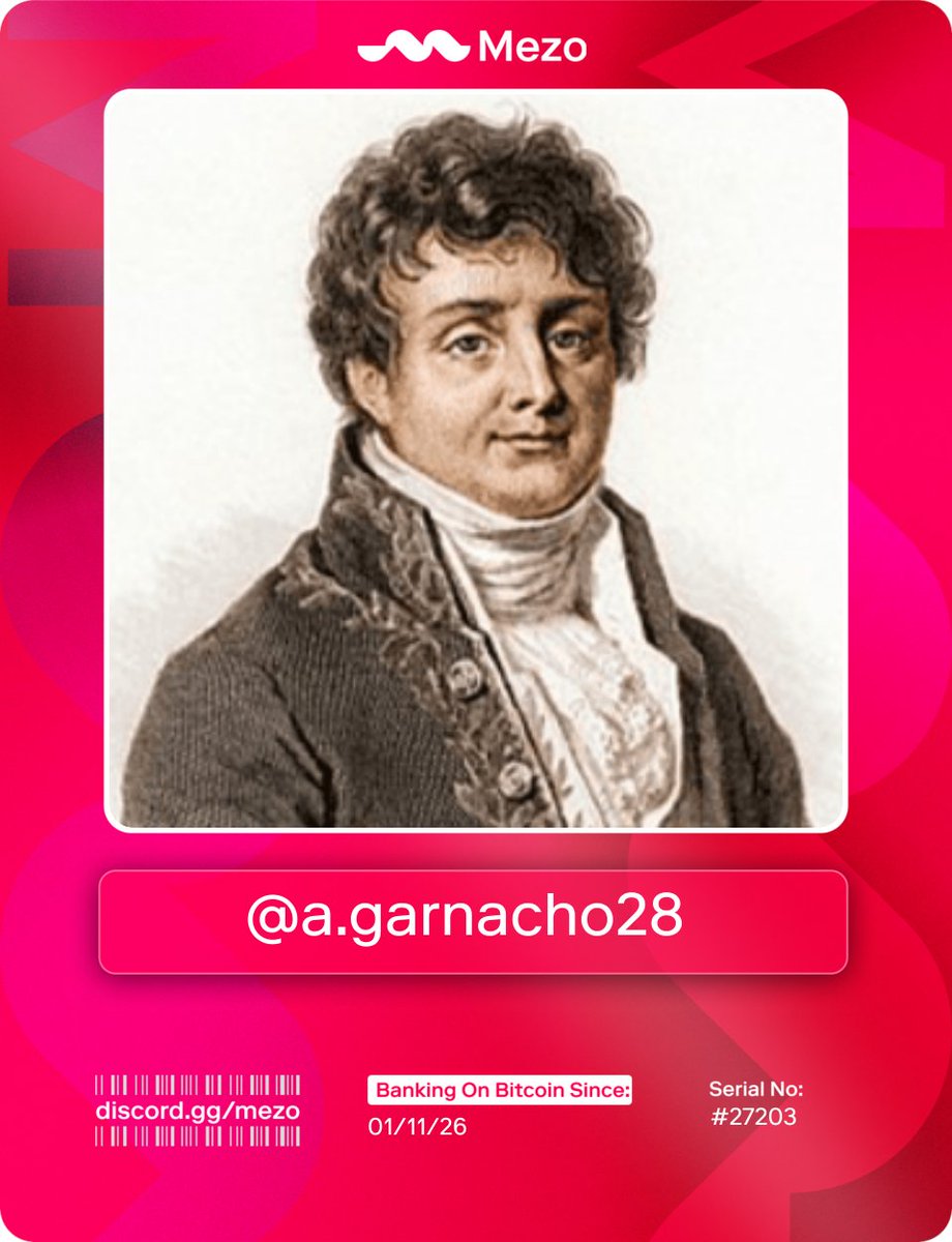 Claimed my <a href="/MezoNetwork/">Mezo</a> Bankcard.

Early access to The Bitcoin Banking Experience

Raised $28.5M and backed by <a href="/PanteraCapital/">Pantera Capital</a>, @Multicoin, <a href="/GSR_io/">GSR</a>&amp; more.

Mezo Mode. Get yours at discord.gg/mezo