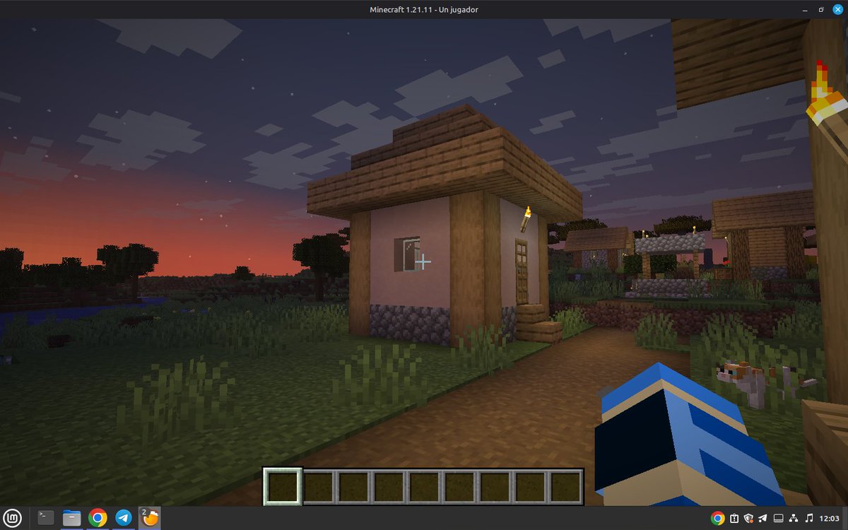 me quedo en linux, pude abrir la ultima version de minecraft java :D