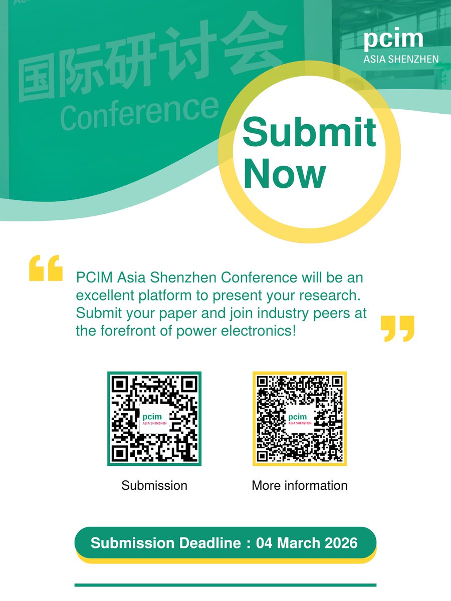 PCIM Asia Shenzhen tweet media