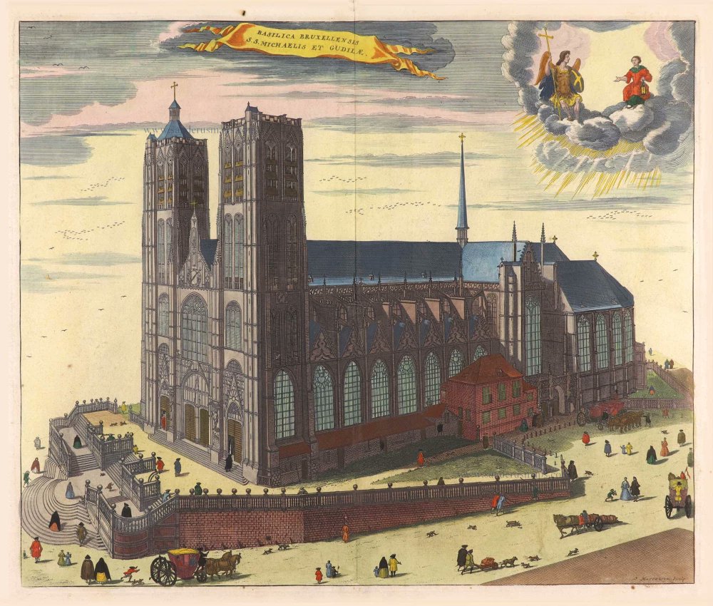 Ajourd'hui la cathédrale Saints-Michel-et-Gudule de Bruxelles, chef d'oeuvre du gothique brabançon, fête ses 800 ans.