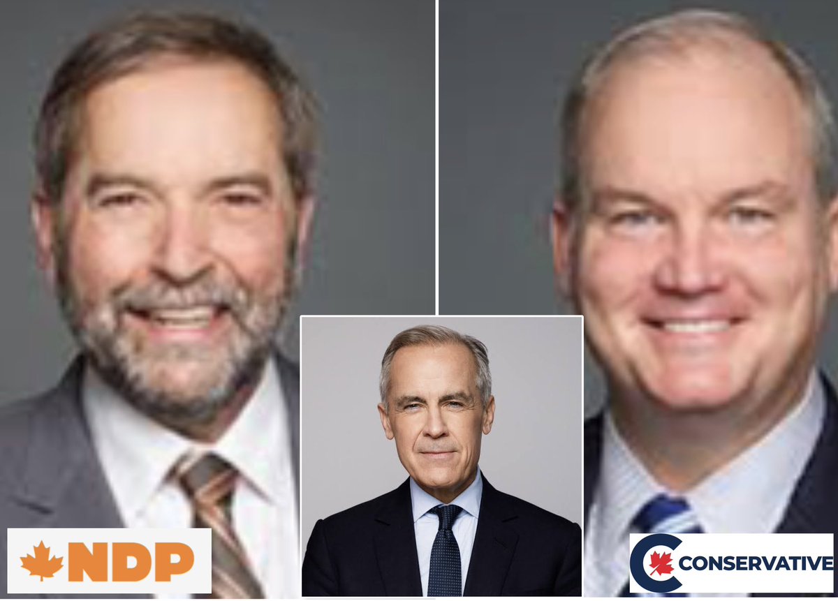 Isn’t it interesting that the former leader of the leftist NDP, and the former leader of the right wing CPC are both praising and supporting the centrist Liberal PM Mark Carney!?!? 
Ignore “influencers” and bots
this is Canada! This is being civil 🇨🇦