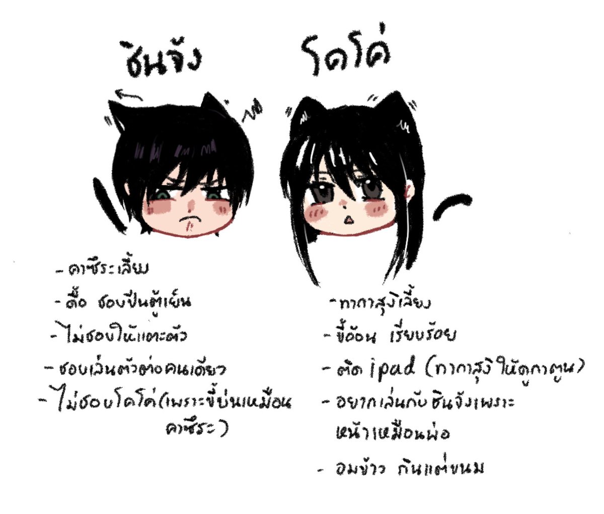 Lazycat4mit's tweet image. น้องชินจัง(จอมบูด) กับโคโค่(จอมแก่น)
