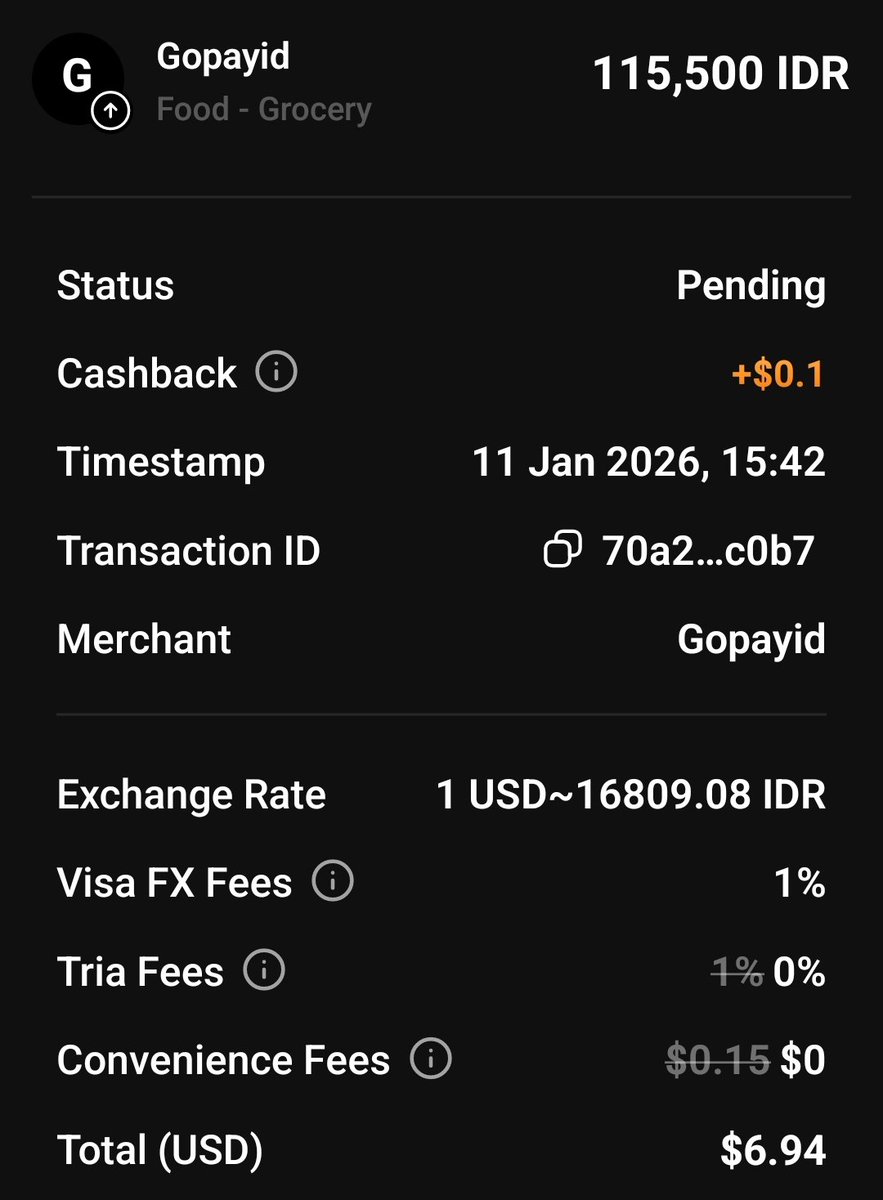 modzeenos's tweet image. Everyday using @useTria visa card to buy food in Gojek app.

Today i order oden from @LawsonIndonesia 
Thanks Tria to make it easy
#TriaIRL