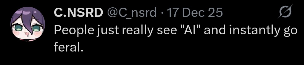 C_nsrd's tweet image. Vindicated