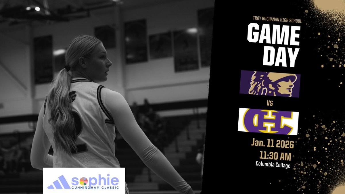 Trojans head to Columbia MO to take on Hickman in the <a href="/sophiecclassic/">Sophie Cunningham Classic</a> 
Game time: 11:30
📍Columbia College 
#playhardplaytogether 
<a href="/TBHSGirlsBB/">Coach Meyers</a> 
<a href="/tbhs_ad/">TBHS AD</a>