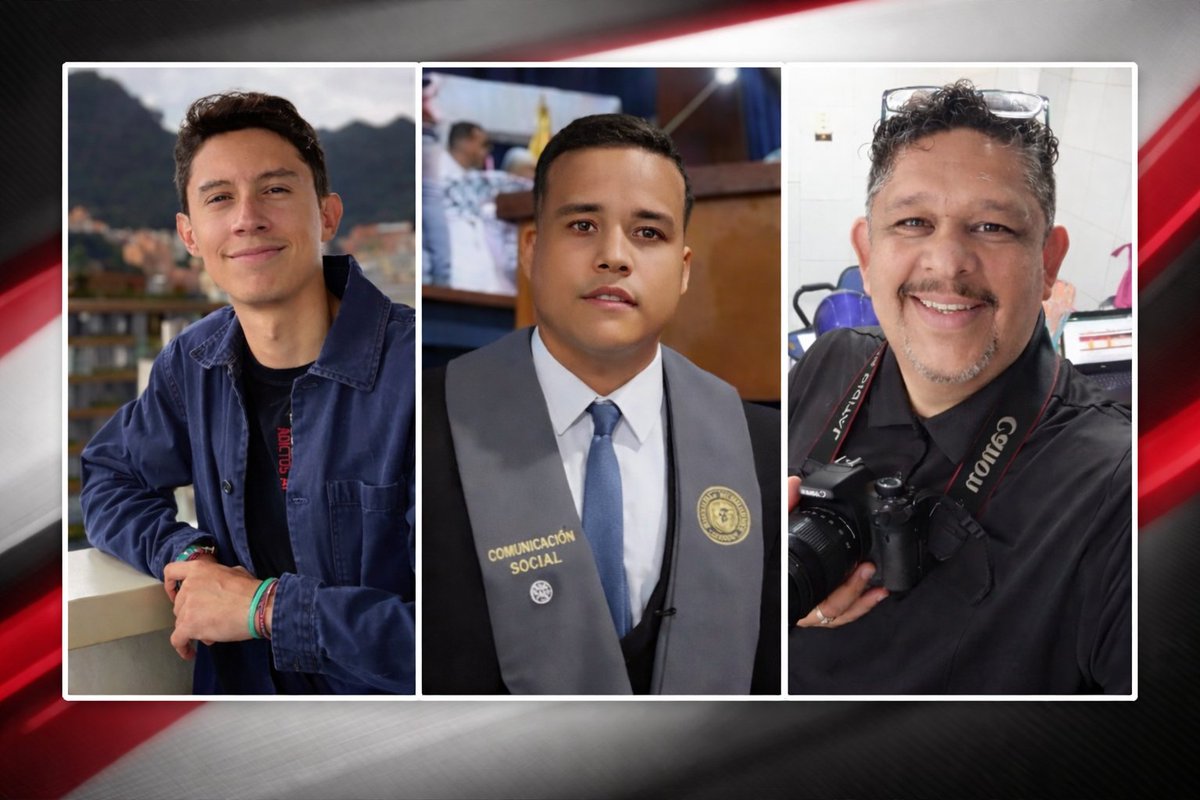 Desde Espacio Público exigimos la libertad plena de todos los presos por motivos políticos. En especial, a los periodistas quienes cumplen con su labor de buscar, recibir y difundir información | #11ene 

¡#LiberenACarlosMarcano!
¡#LiberenAVíctorUgas!
#LiberenAÁngelGodoy!