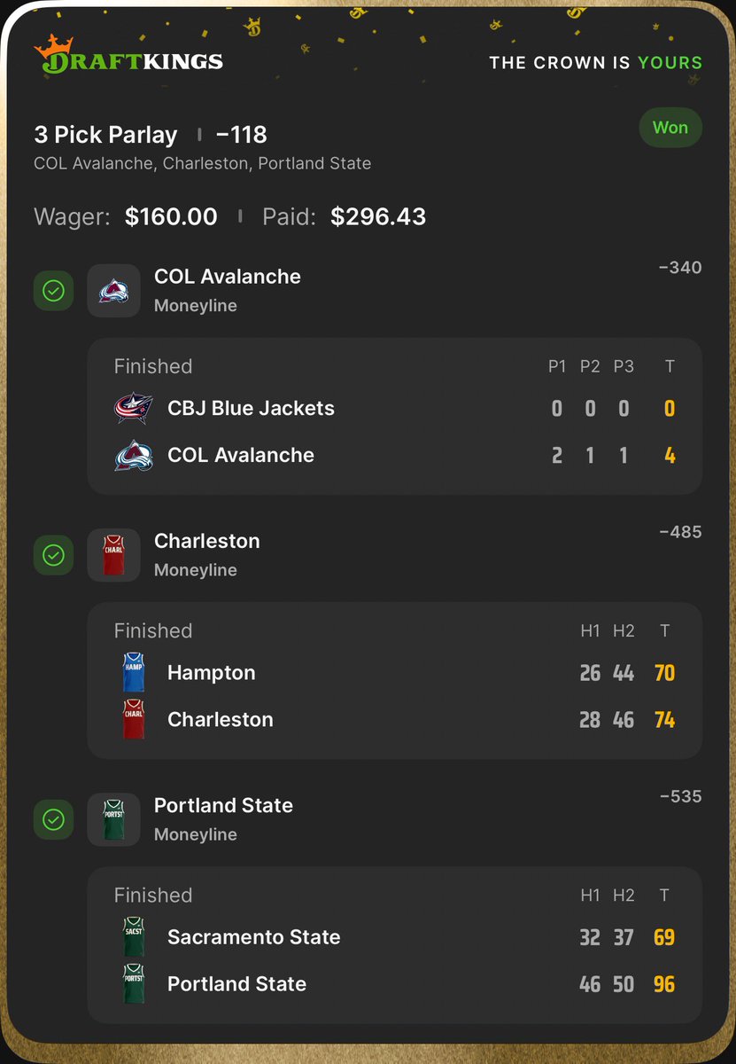 Baaaang!💥 Cash Day 4 of the $20-$1,000 Ladder Challenge!

Congrats to all who tailed!! Let’s get ready for day 5! 🙏
