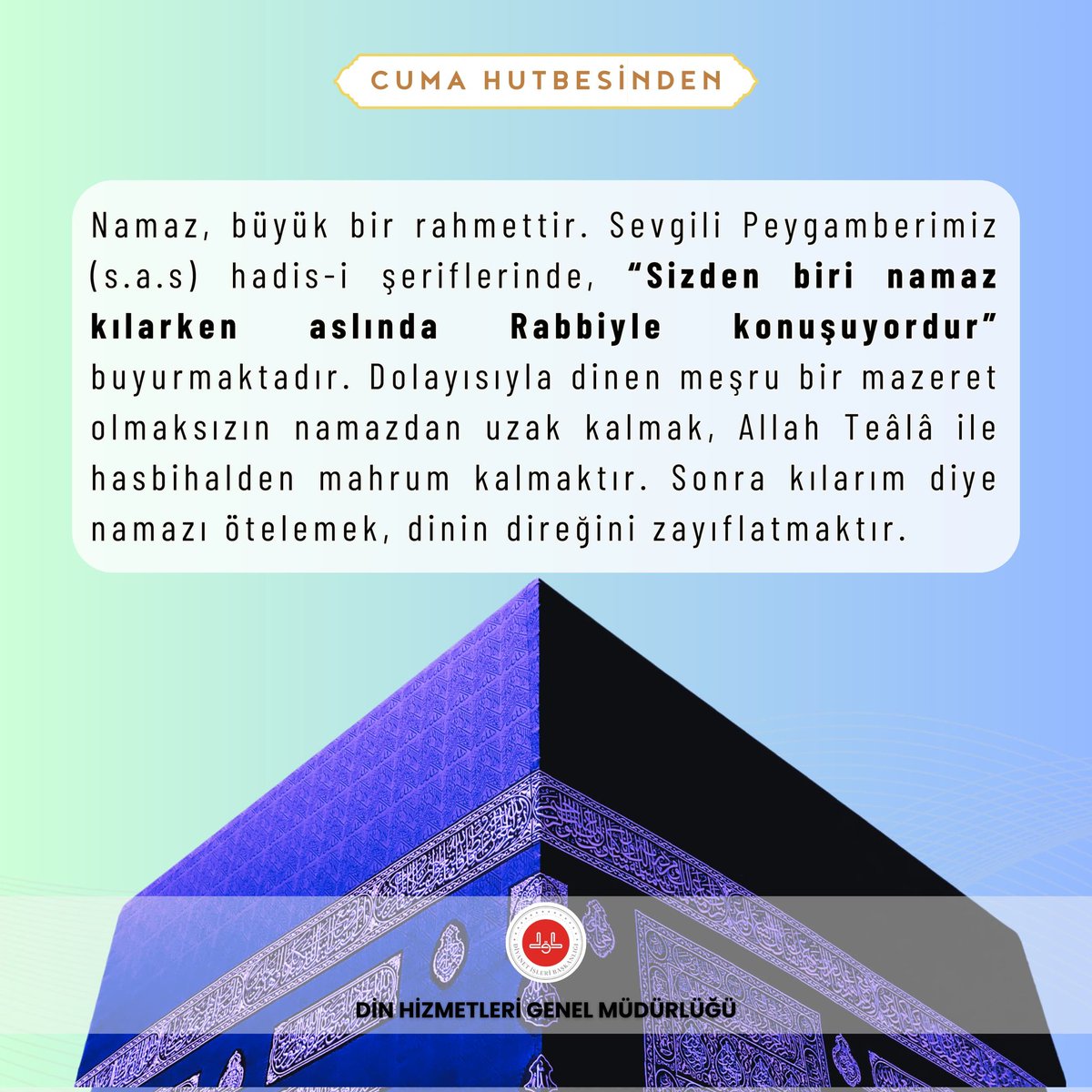 Cuma Hutbesinden.

#cumahutbesi #namaz