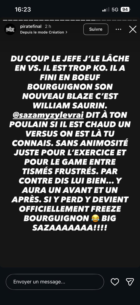 Twaynehs's tweet image. il est insupportable ce mec