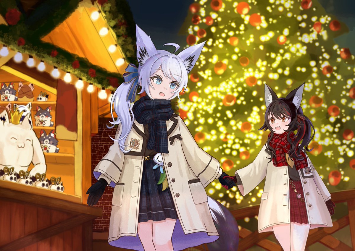 alumexas's tweet image. #絵フブキ
今更感がありますがクリスマスイラストです。