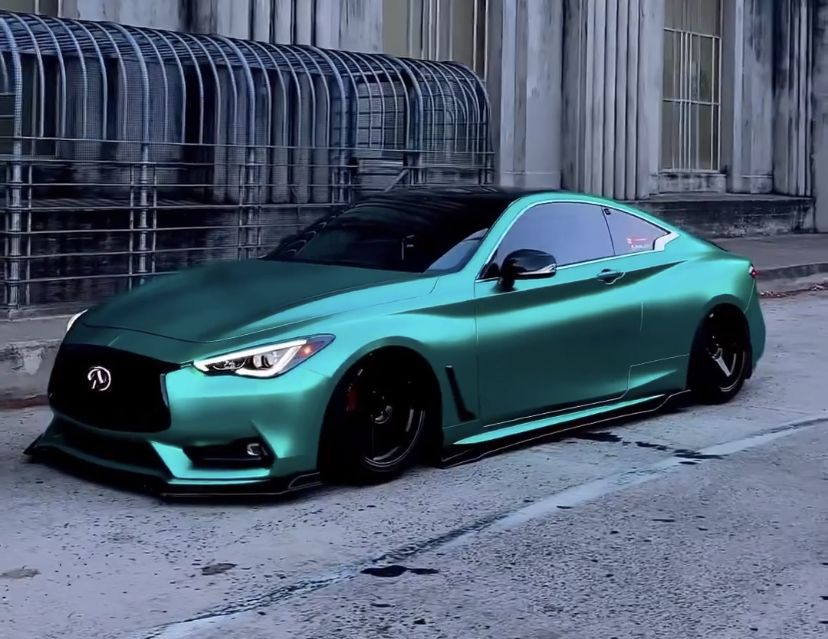 This Q60 just sits so right. The low profile and those deep black wheels give it an almost liquid look when the light hits the curves.