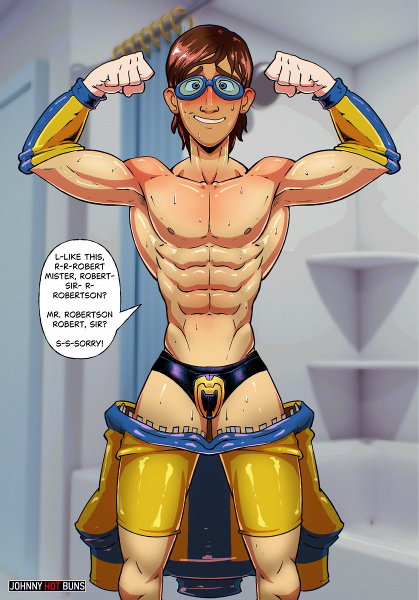 Art Trade with my bro <a href="/Johnny_HotBuns/">🔞Johnny Hot Buns🔞 (Comms Closed 0/3)</a> 

Waterboy showing Robert The Goods #dispatchnsfw