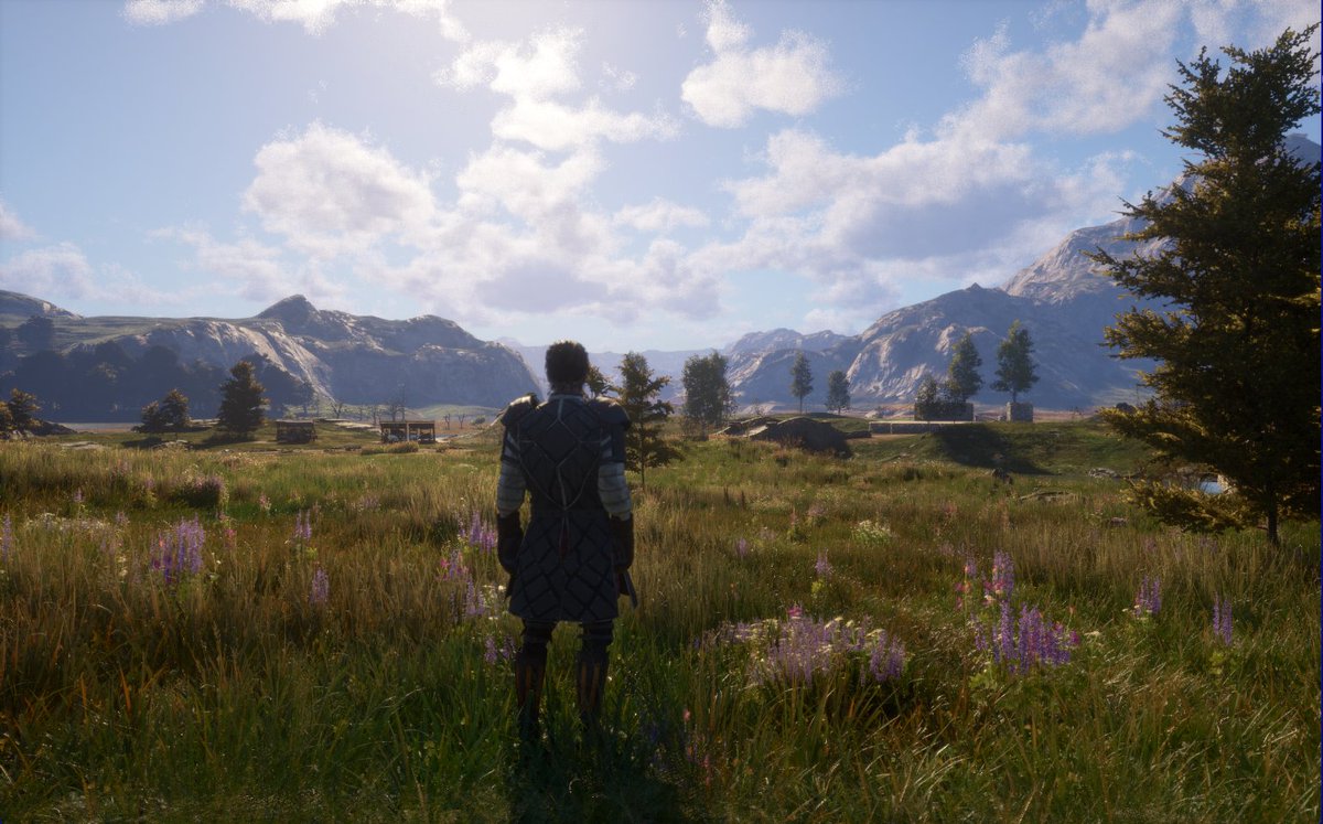 Jl_Max_Gamer's tweet photo. Traveling through the world and discovering a valley untouched by civilization gives you a deep sense of calm as you watch the sunset.🌄🌅
#PaxDei #JustCreators
@PlayPaxDei
@JustAbout__ https://t.co/ObExBnSRKD