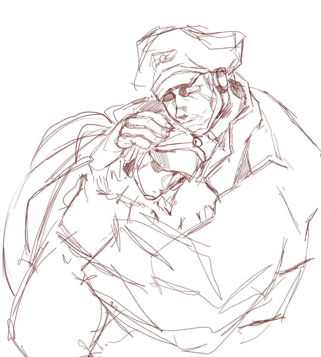 옛날에 그린 러프