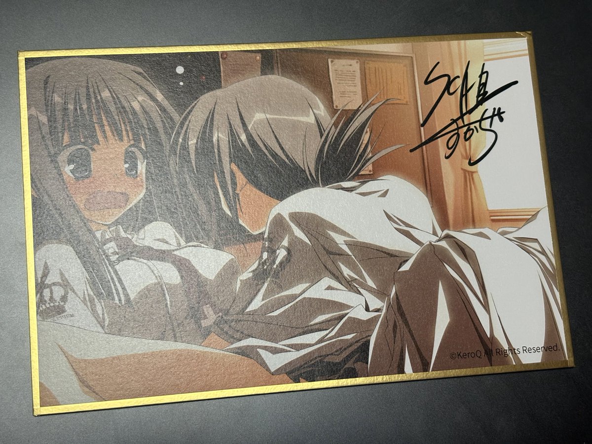 どるれく5人時代のサイン色紙 どるれく5人時代のサイン色紙 どるれくすとあ！【Doll's Eequiem公式