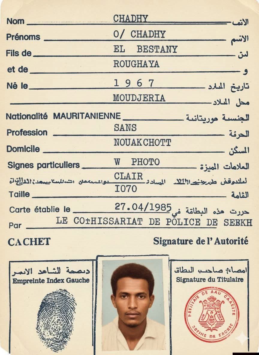 yaxandiou's tweet image. 🚨‼️Bonjour
Aidez moi à retrouver mon papa
Je m'appelle Maryam, je suis zambienne/mauritanienne et je vis à Lusaka. Je recherche mon père, Ghadhy Ould Ghadhy, de nationalité mauritanienne. En 1992, année de ma naissance, il a été contraint de quitter le pays par le gouvernement…