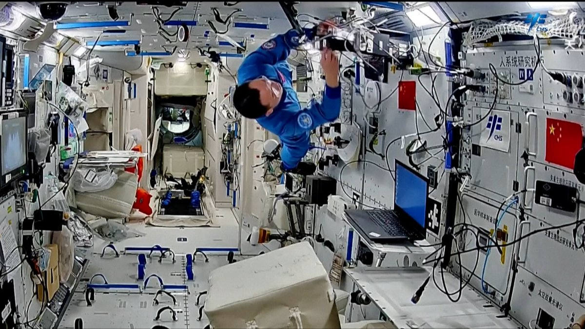 How did China's #Shenzhou21 crew make orbital experiment aboard the Tiangong Space station? Take a look.