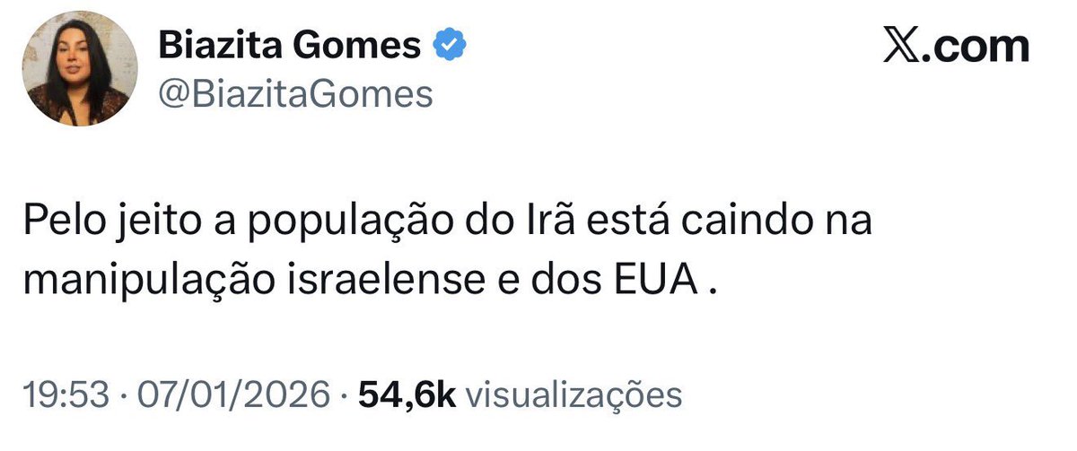 GutoZacariasMBL's tweet image. O Irã EXECUTOU quase mil pessoas somente em 2024. 

Nos protestos recentes, mais de 40 já morreram. 

É uma das ditaduras islâmicas mais opressoras, violentas e cruéis do mundo.

Mas, para a esquerdista, o povo iraniano não conhece a própria realidade. 

Bizarro.