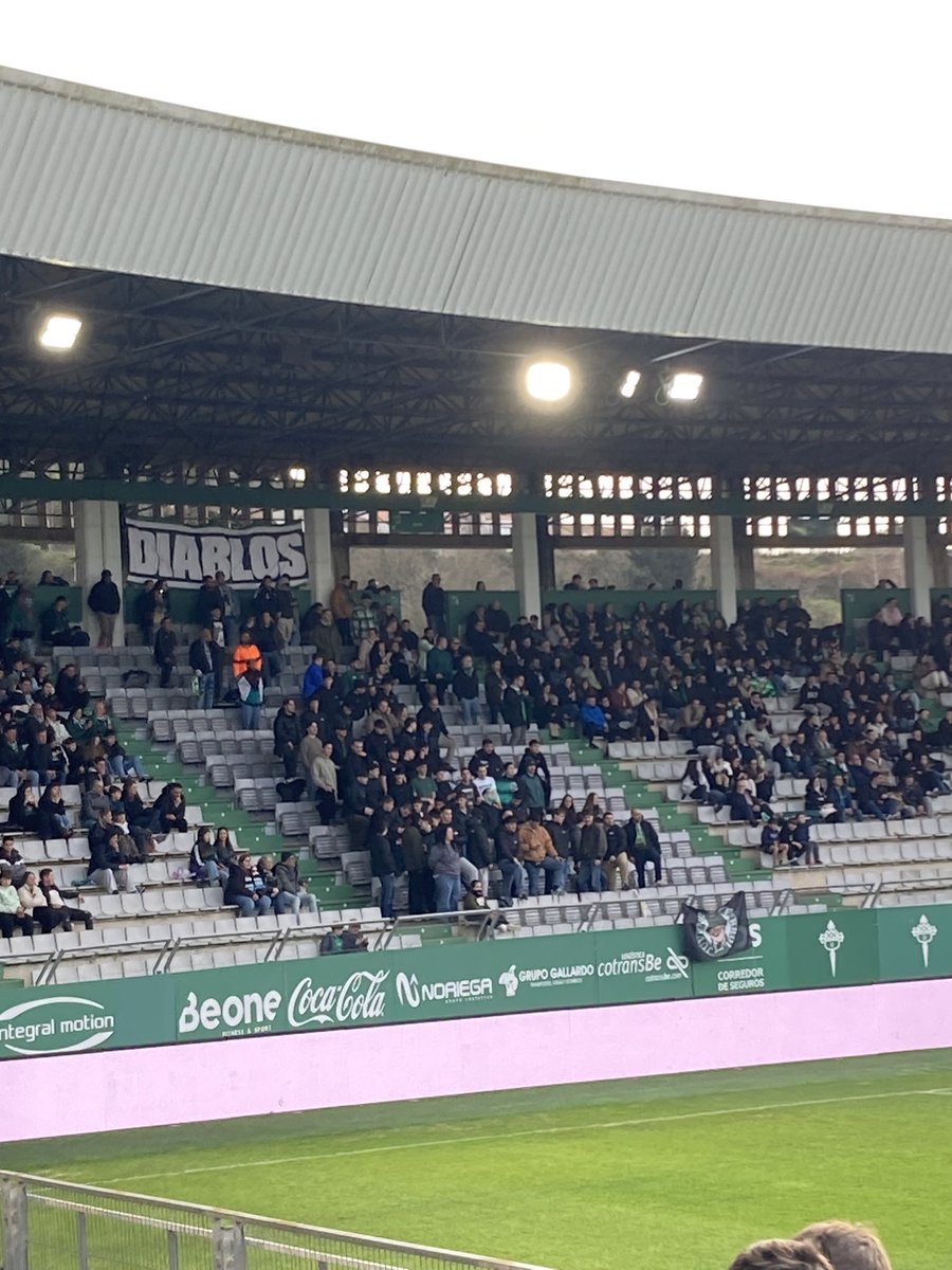 Estadio Municipal A Malata. 10 enero 2026. Racing 0 vs Athletic B 1