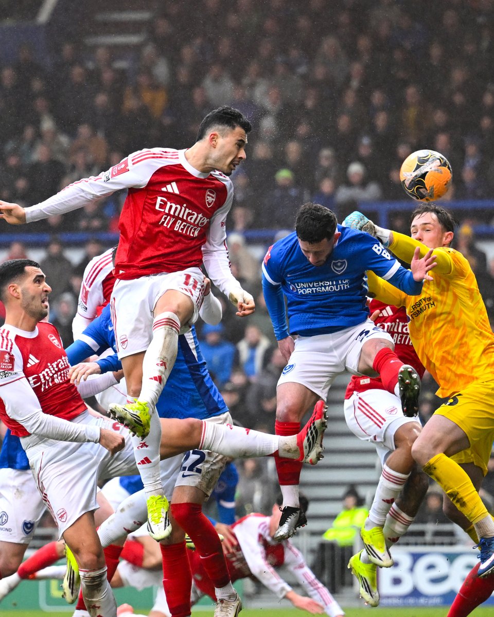 Gabriel Martinelli hat trick vs. Portsmouth ⚽️⚽️⚽️