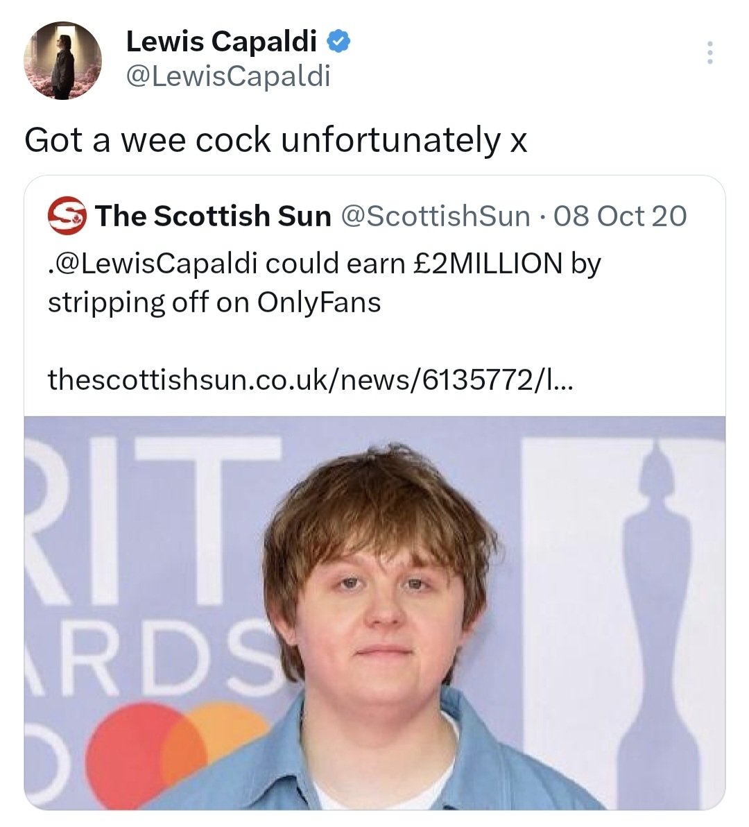 the idol                                  what he said