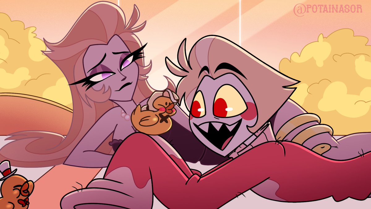 My Lucililith art but with the lighting that's used on the show ✨️💕 #HazbinHotel #Lucililith