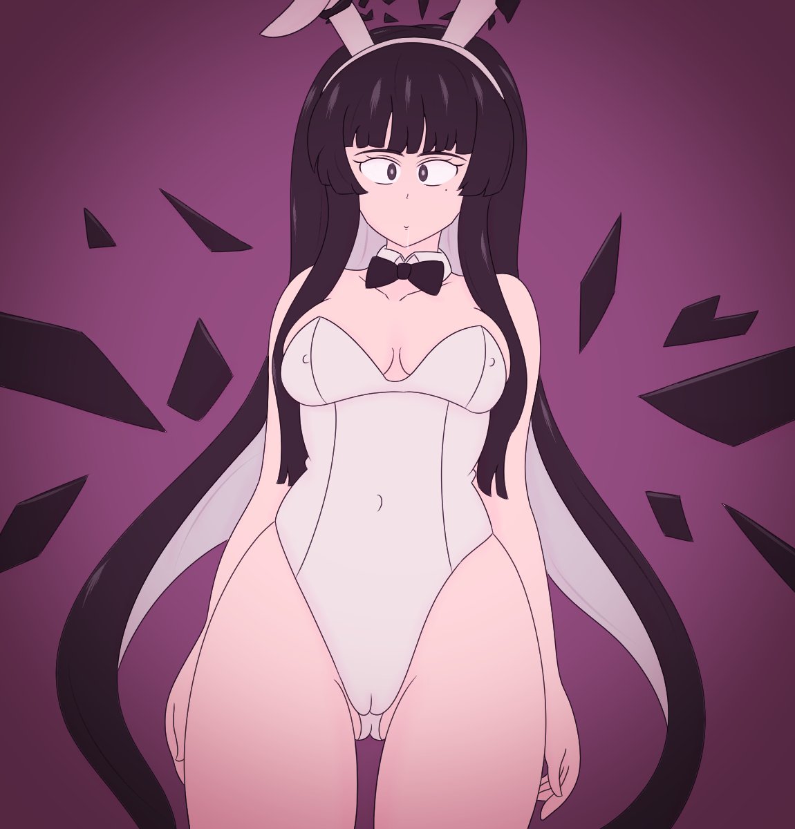 Was in the mood to get myself another brainless bunny and figured it was about time to correct my beloved Laterano menace again
So here she is, dumb smile on her face, waiting to be used