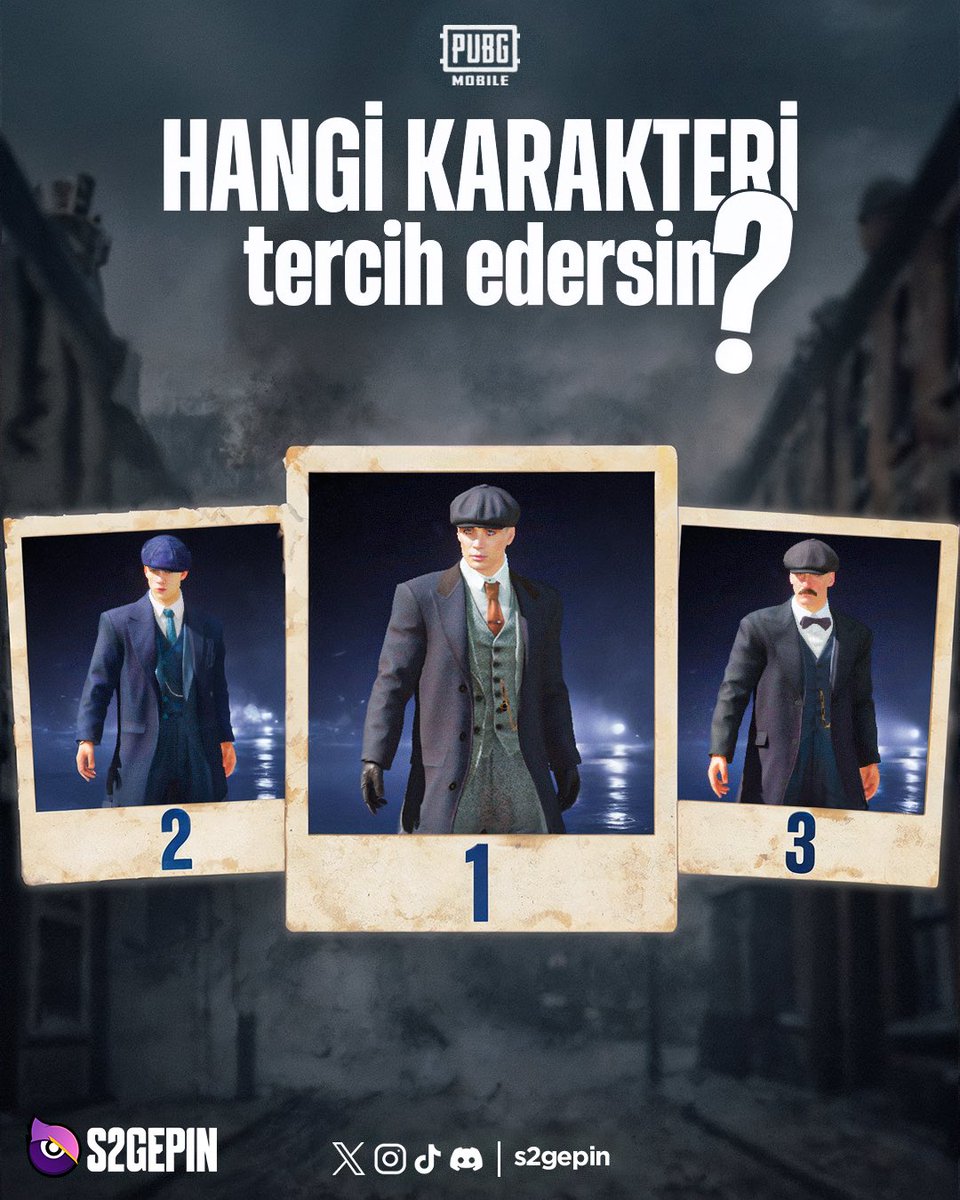 Favori Peaky Blinders karakterin hangisi? 👀

Yorumlarda buluşalım 💬

#s2gepin