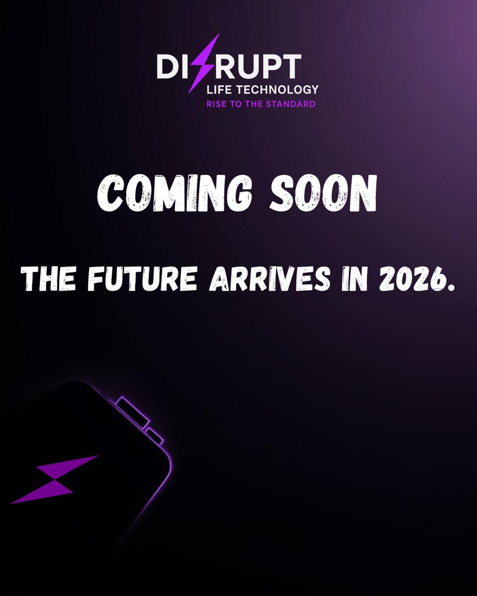 disruptlifetech's tweet image. 👀 Something new is coming. Early hints, subtle details, and 2026 tech upgrades are on the way.

Comment 👀 if you’re ready for what’s next!

@disruptlifetech | disruptlife.net
.
.
.
#Disrupt #ExpectImpact #ChallengeEverything #InnovationStartsHere #BreakTheMold