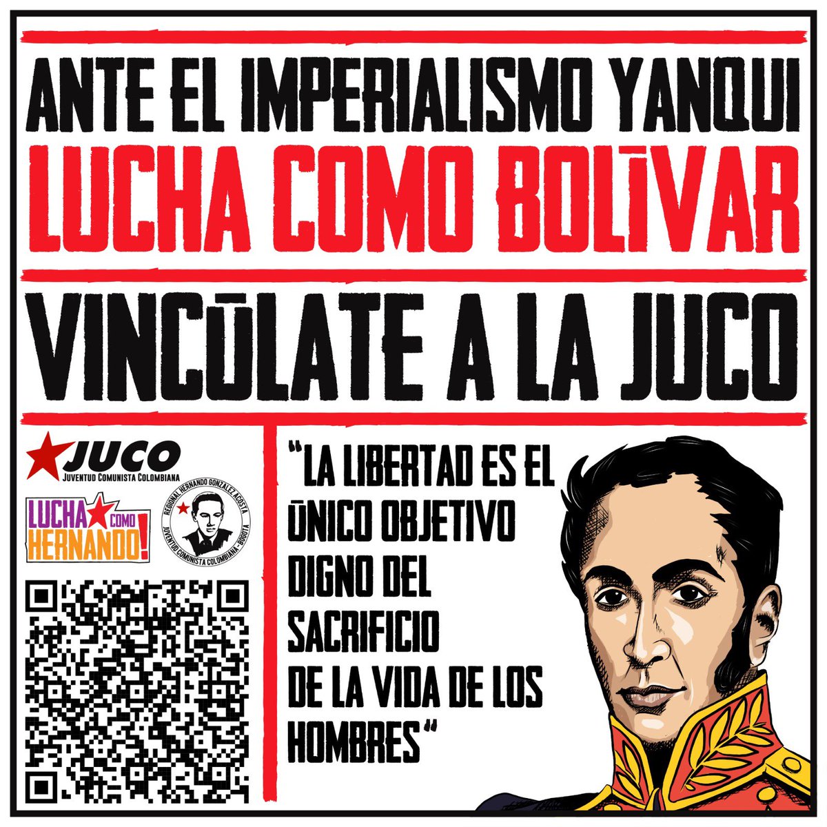 ¡No pasarán! 
Vincúlate a la revolución y la alegría, vincúlate a la <a href="/JUCOBTA/">JUCO Bogotá ☭</a>. 👇🏾 
docs.google.com/forms/d/1fY0mE…
