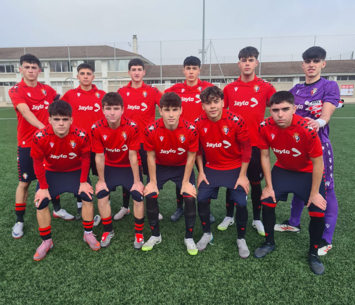 Empate del Juvenil ‘C’ ante la Rotxapea en el partido disputado esta mañana en Tajonar (4-4).

Los goles rojillos han sido obra de Unai Oyarzun, Luis Unanua (x2) y Nikolozi Barikhashvili.