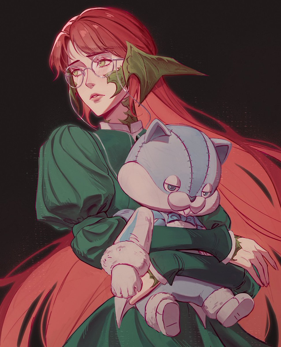 amelaive's tweet image. halmarut and her weird doll
#ffxiv