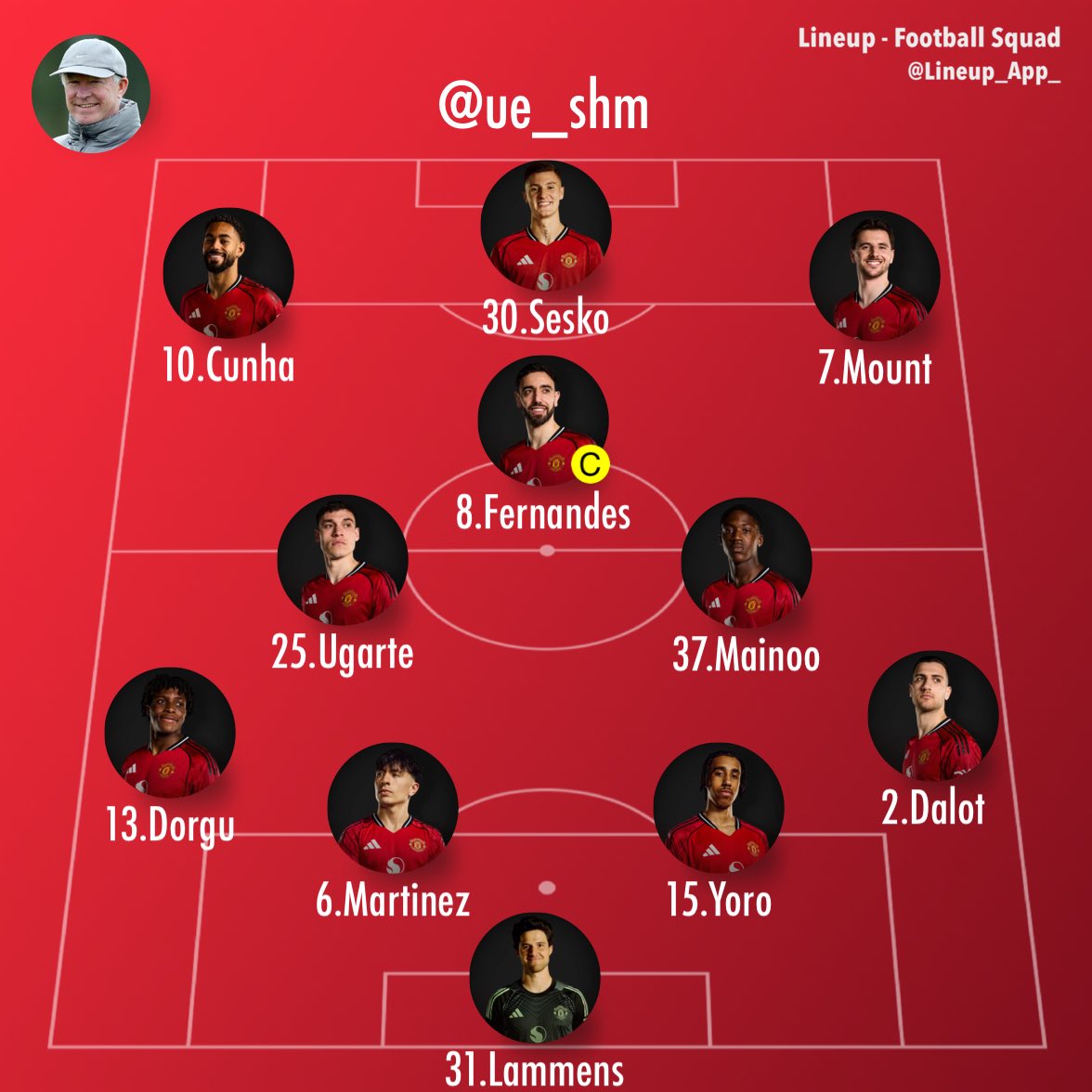 IsmailSsuuna's tweet photo. 🚨 - The line-up vs. Brighton. https://t.co/i789T0bY05