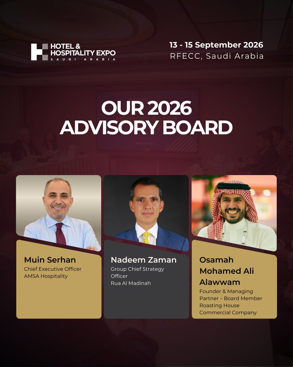 Hotel & Hospitality Expo Saudi Arabia tweet media