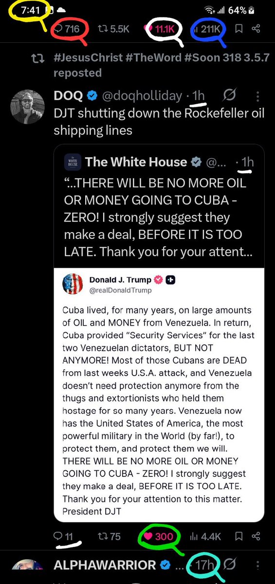 DeanDavis33's tweet image. 🐸1️⃣7️⃣ #Seventeen  
7️⃣🐇1️⃣ #SevenOnes 
2️⃣1️⃣1️⃣ #TwoOneOne 
7️⃣1️⃣6️⃣ #SevenOneSix 
3️⃣0️⃣0️⃣ #ThreeHundred 
7️⃣4️⃣1️⃣ #SevenFourOne 
🎰 #WhatAreTheOdds 🪽