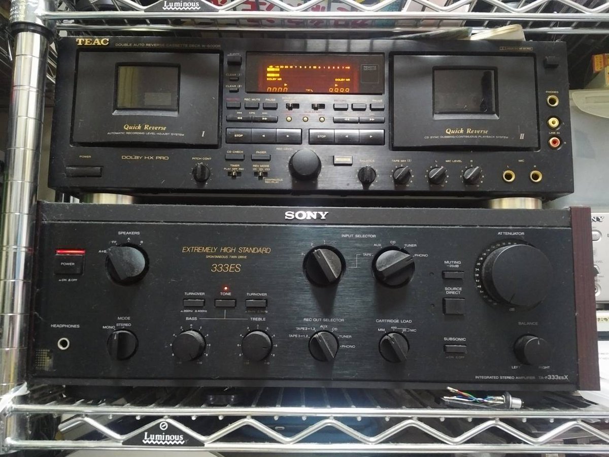 sony 1980年代 オーディオ機器