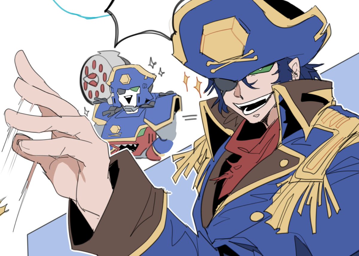 반복 인용 죄송합니다)
어제 가만히 있다가 혼자 불타서 그림...
저는 로봇 의인화를 잘 못해서...
다른 분의 의인화 팬아트를 그립니다
풀샷은....풀샷은 비밀이다!!!!

힌트를 주자면 선장의 ■■■가