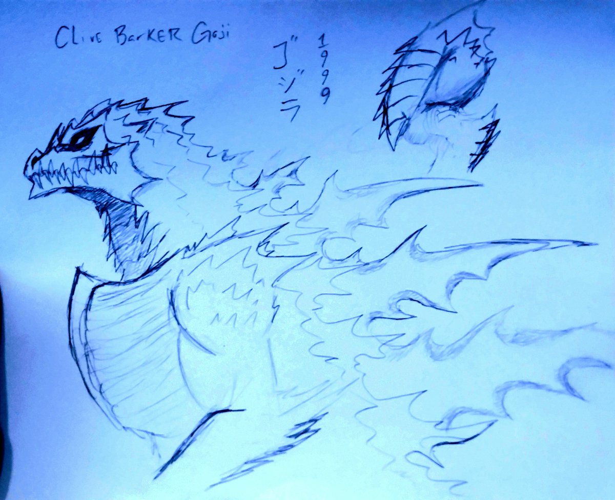 jack_muth's tweet image. Mor concept for A Space or Star Godzilla I think the final one could work.